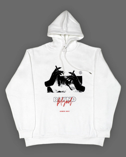 Escape Reality - White Hoodie